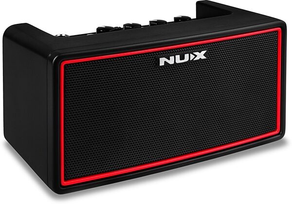 NUX Mighty Air Stereo Modeling Guitar Amplifier with Bluetooth + B-5RC Wireless Transmitter, New, Angled Front