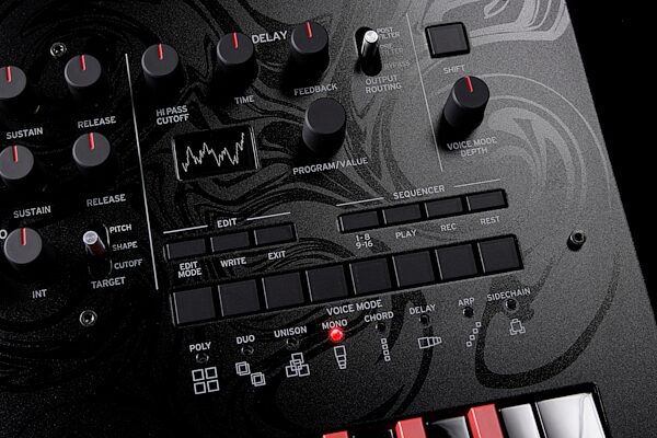 Korg Minilogue Bass Polyphonic Analog Synthesizer, New, Action Position Back