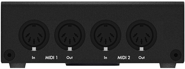 iConnectivity mio2 Advanced 2 by 2 MIDI Interface, Rear