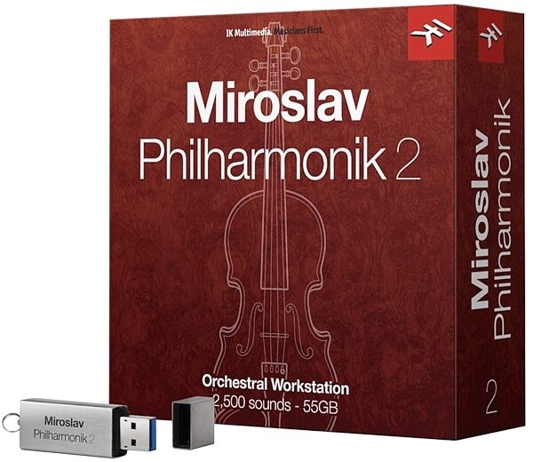 IK Multimedia Miroslav Philharmonik 2 Software, Box