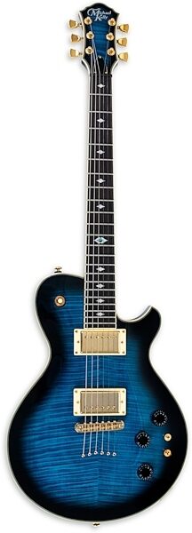 Michael Kelly Limited Modshop Patriot Electric Guitar, Blue Burst, Action Position Back