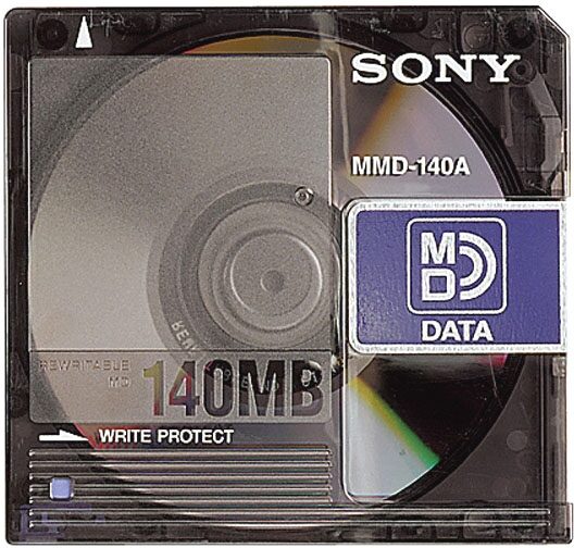 Sony MMD140 Data MiniDisc (37 Minutes), Disk