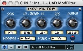 Universal Audio UAD1 Ultra Pak DSP Card (Macintosh and Windows), NIgel Mod Filter