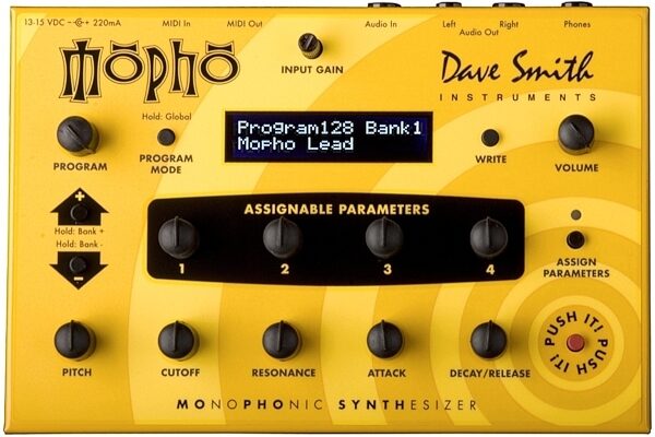 Dave Smith Instruments Mopho Desktop Synthesizer, Main
