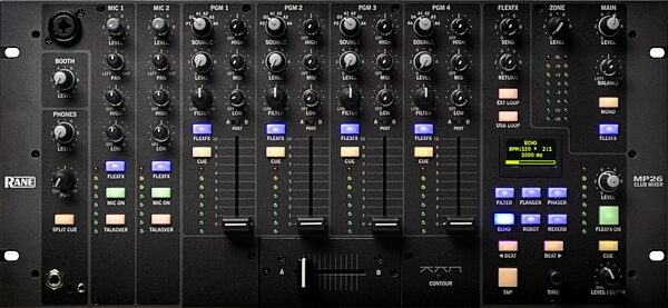 Rane MP26 USB DJ Mixer with Effects, Top