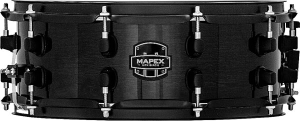 Mapex MPX Maple Snare Drum, Transparent Black, 14x5.5 inch, Action Position Back