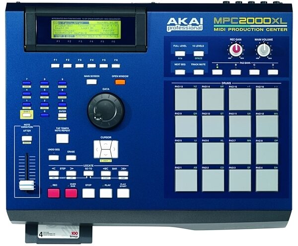 Akai MPC2000XL Sampling Drum Machine with Built-In 100MB Zip Drive, MAIN