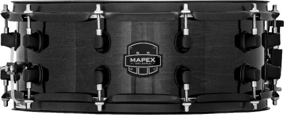 Mapex MPX Maple Snare Drum, Transparent Black, 14x5.5 inch, Action Position Back