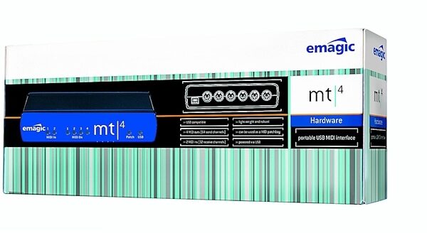 Emagic MT4 (Macintosh and Windows), Box