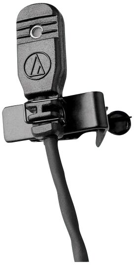 Audio-Technica MT830R Wired Omnidirectional Lavalier Microphone with AT8538 Power Module, USED, Warehouse Resealed, Main