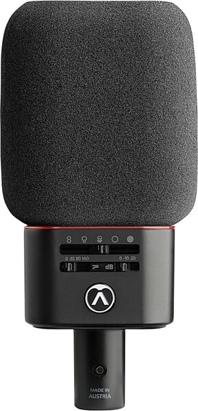 Austrian Audio OC818 Large-Diaphragm Condenser Microphone, Black, With Windscreen