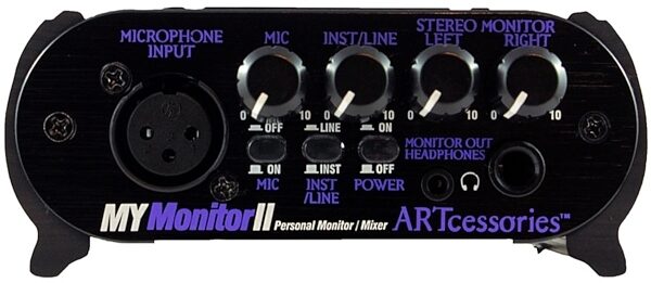 ART MYMonitorII Personal Headphone In-Ear Monitor Mixer, New, Front