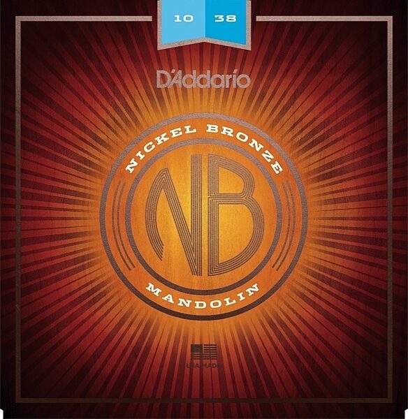 D'Addario Nickel Bronze Mandolin Strings, NBM1038