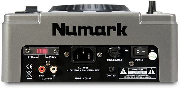 Numark NDX200 Tabletop CD Player, Back