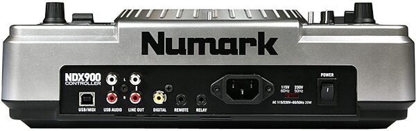 Numark NDX900 Multi-Format USB DJ CD Controller, Back