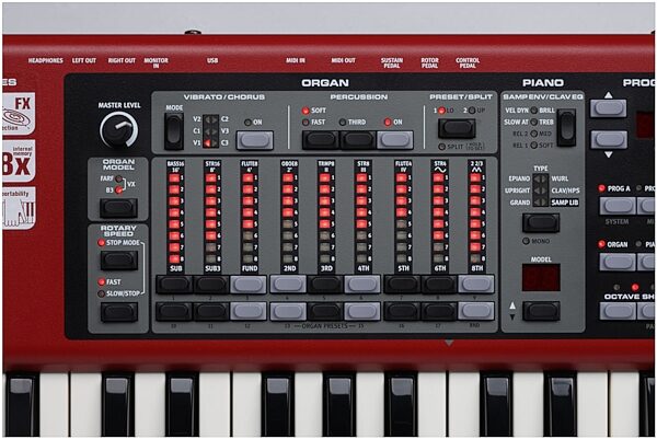 Clavia Nord Electro 3 61-Key Synthesizer, Organ Section