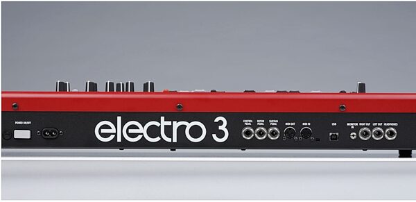 Clavia Nord Electro 3 73-Key Synthesizer, Rear