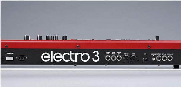 Clavia Nord Electro 3 61-Key Synthesizer, Rear