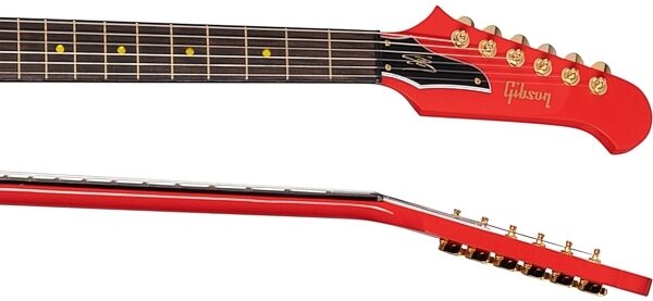 Gibson Lzzy Hale Signature Explorerbird Electric Guitar (with Case), Red, Blemished, view