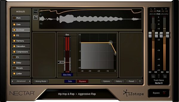 iZotope Nectar 2 Complete Vocal Suite Software, De-Esser