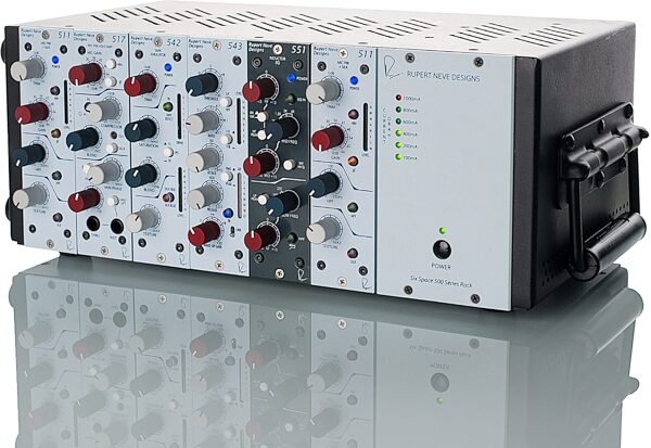 Rupert Neve Designs R6 Six-Space 500-Series Rack, New, Action Position Back