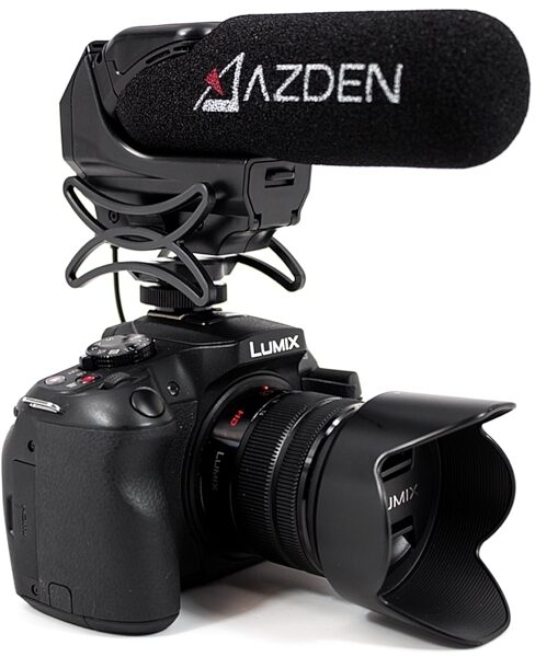 Azden SMX-15 Powered Shotgun Video Microphone, In Use