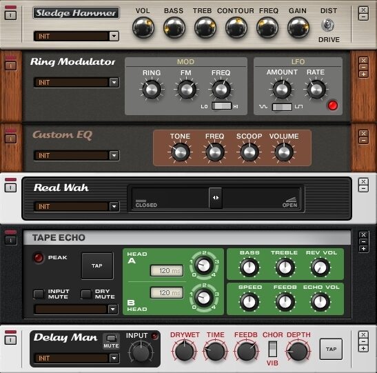 Native Instruments Guitar Rig Software Edition (Macintosh and Windows), Guitar Rig 3 Effects