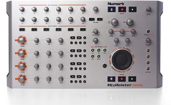 Numark MixMeister Control USB DJ Controller, Top