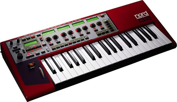 Clavia Nord Modular G2 Synthesizer with Keyboard, Angle View