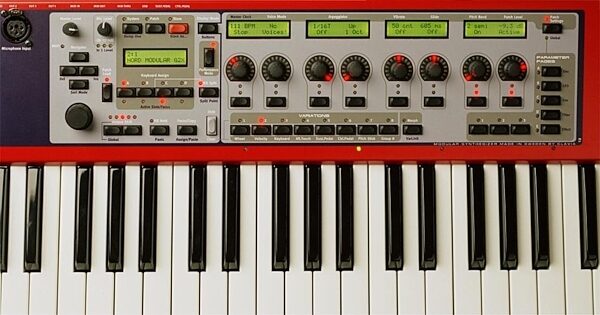 Clavia Nord Modular G2X 61-Key Modeling Synthesizer, Center Controls
