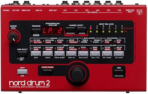 Nord Drum 2 Drum Synthesizer, Main