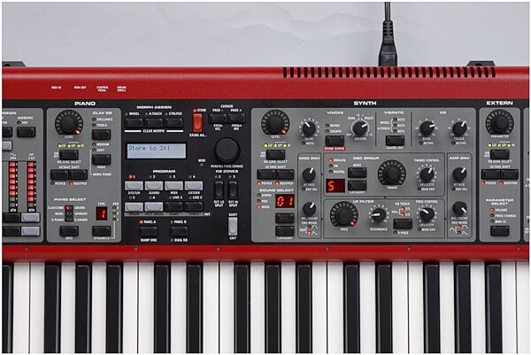 Clavia Nord Stage EX 73 Compact 73-Key Piano, Mid Panel