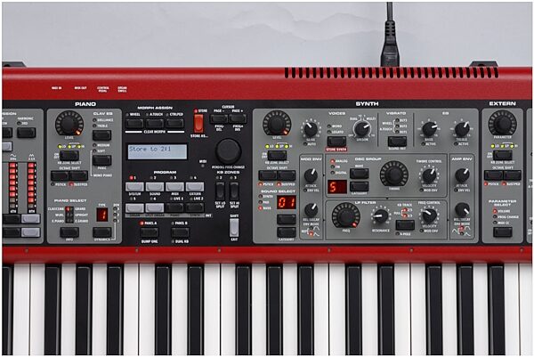 Clavia Nord Stage EX 76 76-Key Piano, Mid Panel