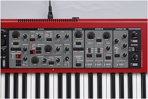 Clavia Nord Stage EX 73 Compact 73-Key Piano, Right Panel