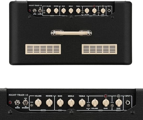Vox NT15C1G2 Night Train G2 Guitar Combo Amplifier (15 Watts, 1x12"), Top