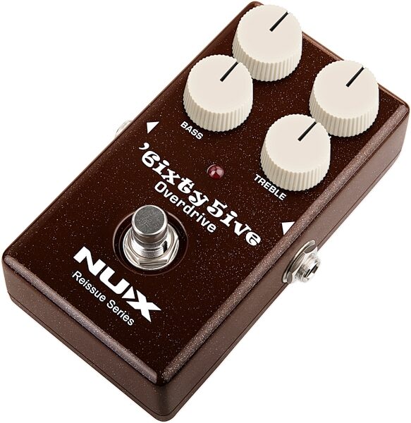 NUX 6ixty5ive Black Panel Overdrive Pedal, New, Action Position Back