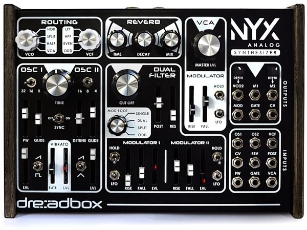 Dreadbox Nyx Paraphonic Analog Synthesizer, Main