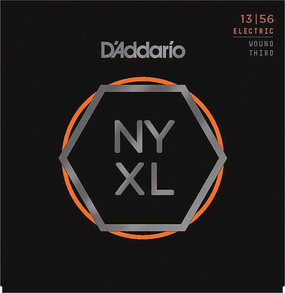 D'Addario NYXL Nickel Wound Electric Guitar Strings, NYXL1356W, Medium, Wound Third, ve