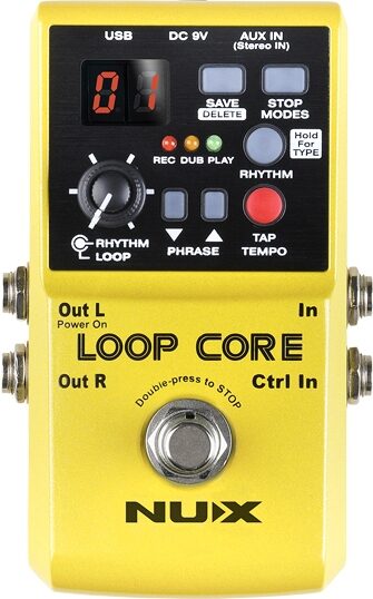 NUX Loop Core Looper with Built-in Drum Patterns, Main