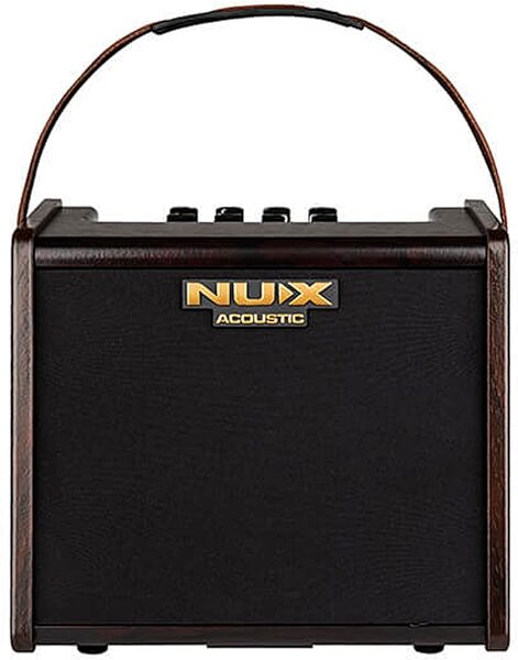 NUX AC-25 Stageman Acoustic Guitar Combo Amplifier, New, Action Position Back