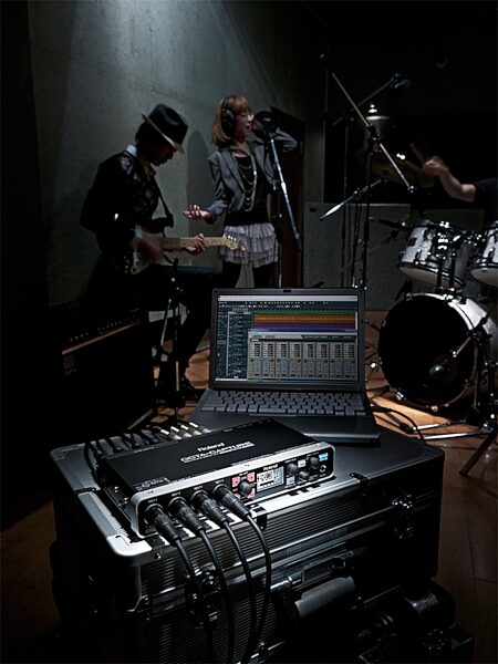 Roland UA-1010 Octa-Capture USB 2.0 Audio Interface, In Use with Band
