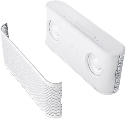 Monster ClarityHD Micro Bluetooth Speaker, White with Grill Off