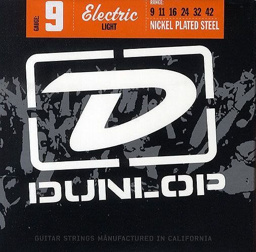 Dunlop Nickel-Plated Steel Electric Guitar Strings, DEN1066