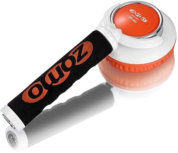 Zomo HD-120 Mono-Stick Headphone, White and Orange