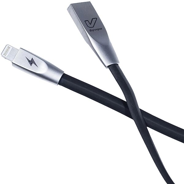 Gruv Gear OKTANE Cable Lightning to USB-A, Black, 6 inch, Main