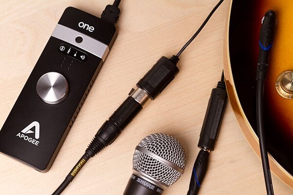 Apogee One Audio Interface for iPad and Mac, Glamour View 3