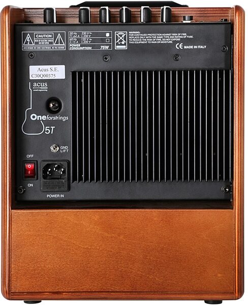 Acus One Forstrings 5T Acoustic Guitar Amplifier (75 Watts, 1x5"), New, Action Position Back
