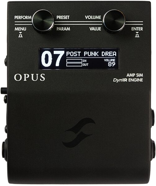 Two Notes Opus Amplifier Simulator IR Loader/DI Pedal, New, Action Position Back