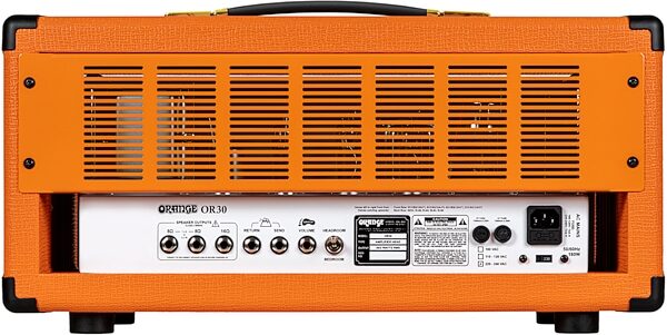 Orange OR30 Guitar Amplifier Head (30 Watts), Orange, 30 Watts, Action Position Back