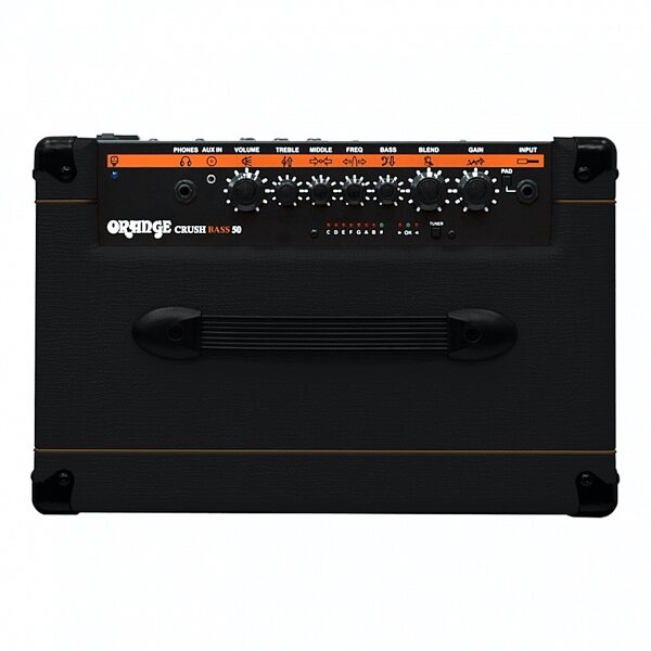 Orange Crush Bass 50 Bass Combo Amplifier (50 Watts, 1x12"), Black, View